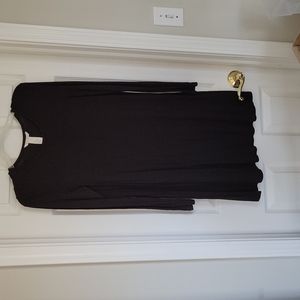 H&M Long Sleeved Black A-line dress. Small